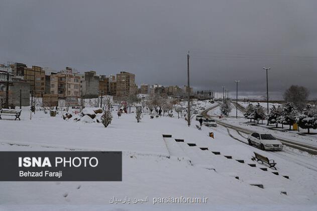 تداوم بارش برف و باران در 10 استان