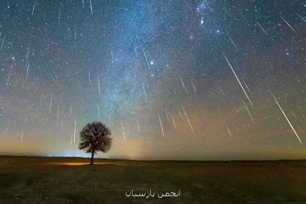 اوج یک بارندگی شهابی غیر منتظره با گذر از بین زباله های فضایی