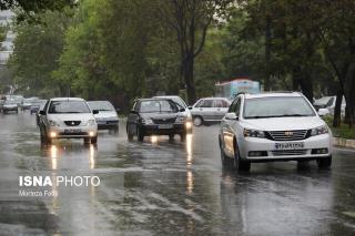 بارش باران و مه گرفتگی برخی محورهای كشور